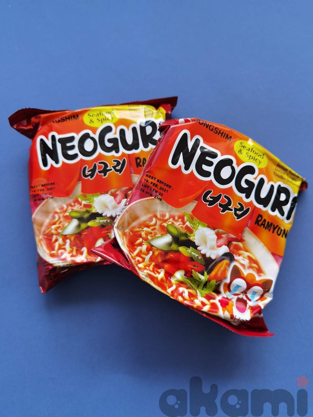 Лапша быстрого приготовления Nongshim Ногури острая "Neoguri hot" 120г ...