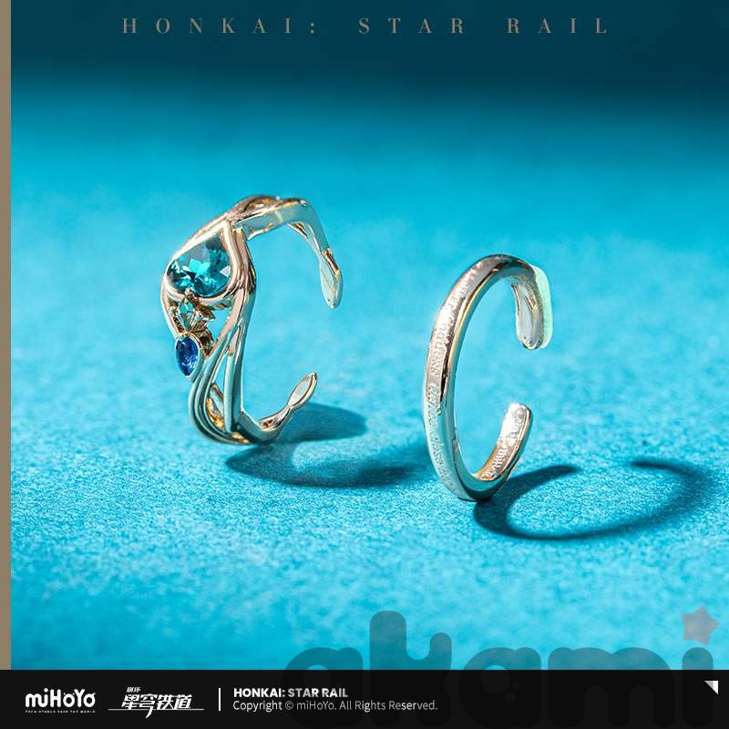 Набор колец Aventurine Impression (Honkai: Star Rail)