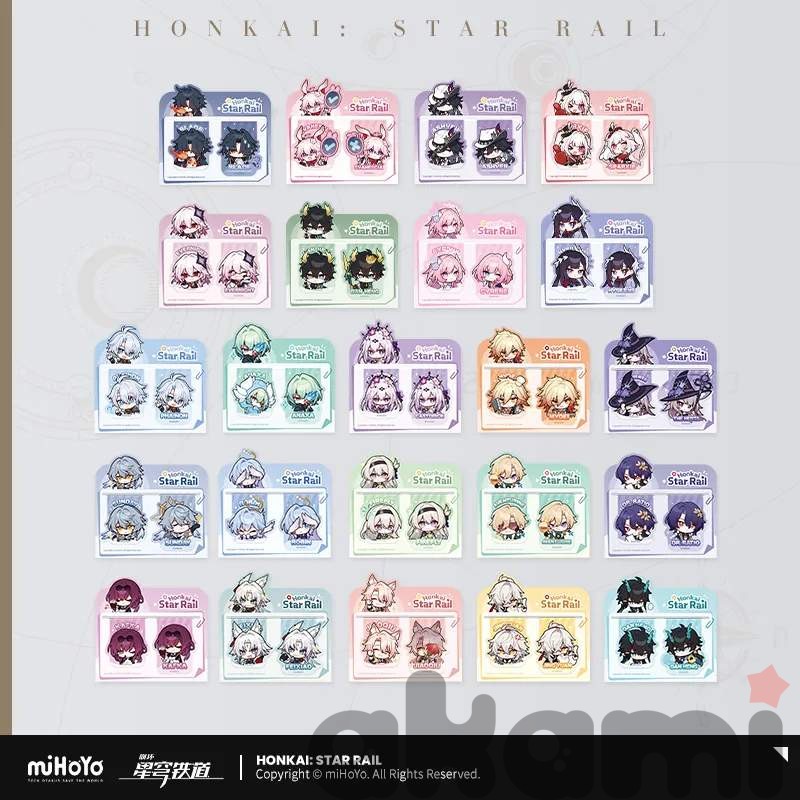 Набор магнитных закладок Pom-Pom Gallery (Honkai: Star Rail)